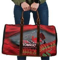 Trinidad and Tobago Independence Day Travel Bag Scarlet Ibis And Chaconia Flowers