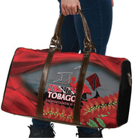 Trinidad and Tobago Independence Day Travel Bag Scarlet Ibis And Chaconia Flowers