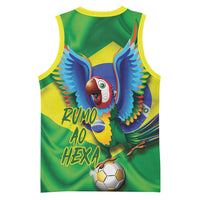 Vai Brasil Football Basketball Jersey 2026 Go Canarinho Macaw Parrot Flag Proud