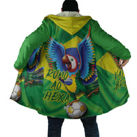 Vai Brasil Football Cloak 2026 Go Canarinho Macaw Parrot Flag Proud