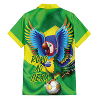Vai Brasil Football Hawaiian Shirt 2026 Go Canarinho Macaw Parrot Flag Proud