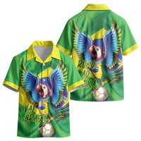 Vai Brasil Football Kid Hawaiian Shirt 2026 Go Canarinho Macaw Parrot Flag Proud LT14