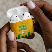 South Africa Soccer 2026 AirPods Case Bafana Bafana Kaofela Protea Yellow
