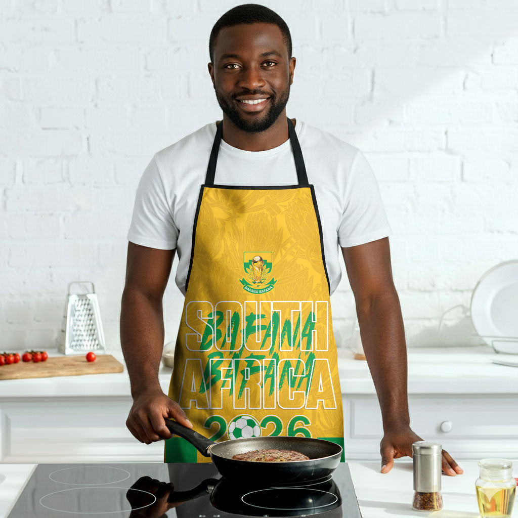 South Africa Soccer 2026 Apron Bafana Bafana Kaofela Protea Yellow
