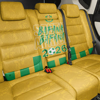 South Africa Soccer 2026 Back Car Seat Cover Bafana Bafana Kaofela Protea Yellow
