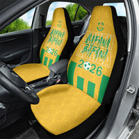 South Africa Soccer 2026 Car Seat Cover Bafana Bafana Kaofela Protea Yellow