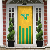 South Africa Soccer 2026 Custom Door Cover Bafana Bafana Kaofela Protea Yellow