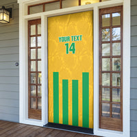 South Africa Soccer 2026 Custom Door Cover Bafana Bafana Kaofela Protea Yellow