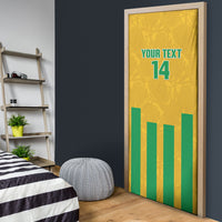 South Africa Soccer 2026 Custom Door Cover Bafana Bafana Kaofela Protea Yellow