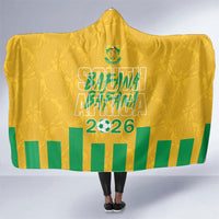 South Africa Soccer 2026 Hooded Blanket Bafana Bafana Kaofela Protea Yellow