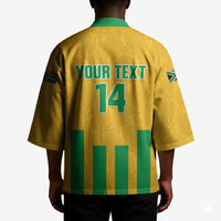 South Africa Soccer 2026 Custom Kimono Bafana Bafana Kaofela Protea Yellow