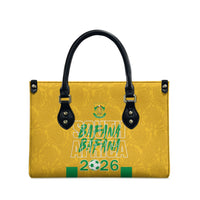 South Africa Soccer 2026 Leather Bag Bafana Bafana Kaofela Protea Yellow