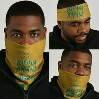 South Africa Soccer 2026 Neck Gaiter Bafana Bafana Kaofela Protea Yellow