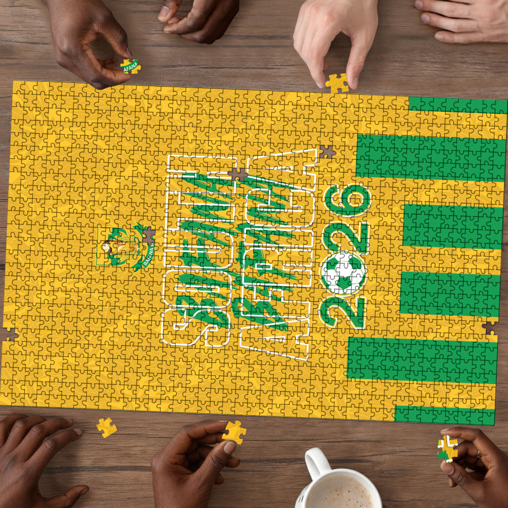 South Africa Soccer 2026 Puzzle Bafana Bafana Kaofela Protea Yellow