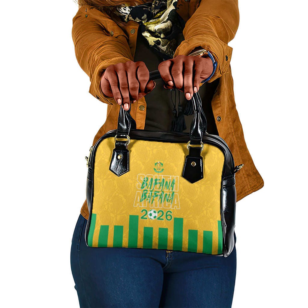 South Africa Soccer 2026 Shoulder Handbag Bafana Bafana Kaofela Protea Yellow