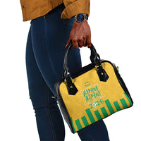 South Africa Soccer 2026 Shoulder Handbag Bafana Bafana Kaofela Protea Yellow