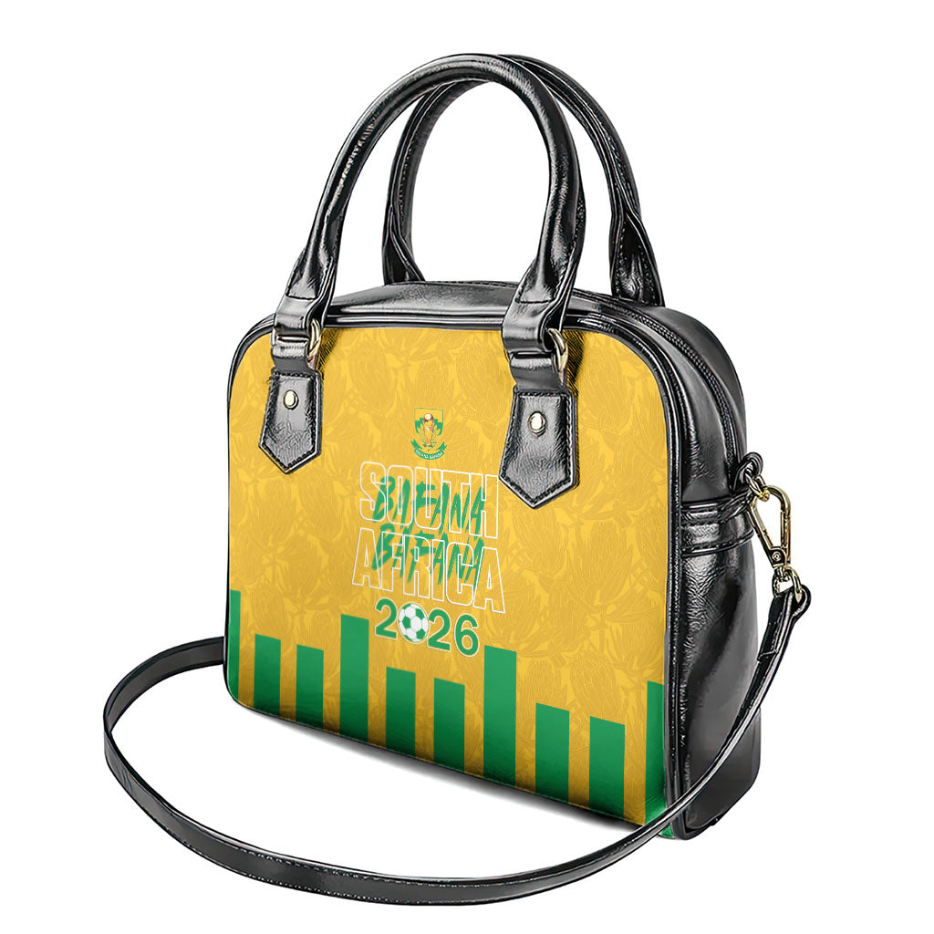 South Africa Soccer 2026 Shoulder Handbag Bafana Bafana Kaofela Protea Yellow