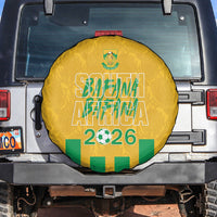 South Africa Soccer 2026 Spare Tire Cover Bafana Bafana Kaofela Protea Yellow