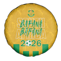 South Africa Soccer 2026 Spare Tire Cover Bafana Bafana Kaofela Protea Yellow