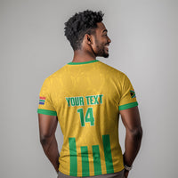 South Africa Soccer 2026 Custom T shirt Bafana Bafana Kaofela Protea Yellow