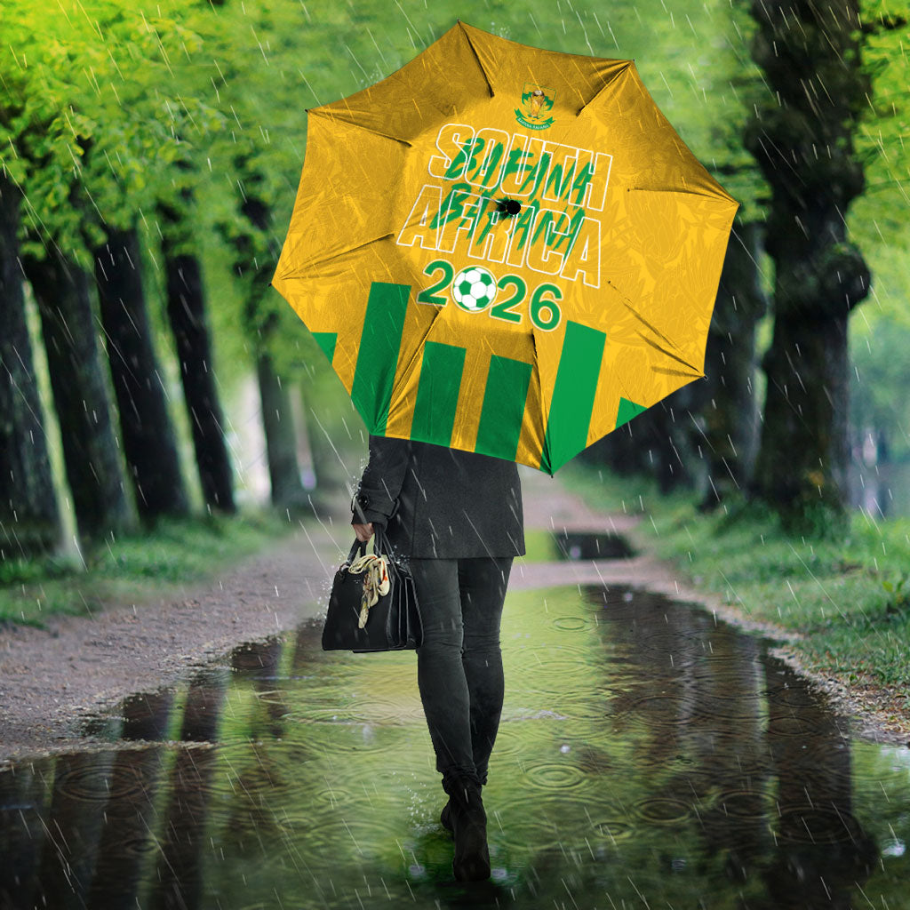 South Africa Soccer 2026 Umbrella Bafana Bafana Kaofela Protea Yellow