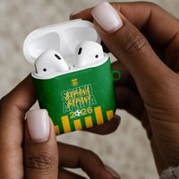 South Africa Soccer 2026 AirPods Case Bafana Bafana Kaofela Protea Green