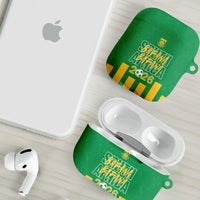 South Africa Soccer 2026 AirPods Case Bafana Bafana Kaofela Protea Green