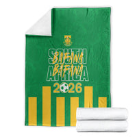 South Africa Soccer 2026 Blanket Bafana Bafana Kaofela Protea Green