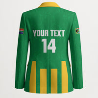 South Africa Soccer 2026 Custom Blazer Bafana Bafana Kaofela Protea Green