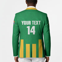 South Africa Soccer 2026 Custom Blazer Bafana Bafana Kaofela Protea Green