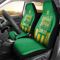 South Africa Soccer 2026 Car Seat Cover Bafana Bafana Kaofela Protea Green