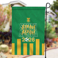 South Africa Soccer 2026 Garden Flag Bafana Bafana Kaofela Protea Green