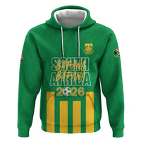 South Africa Soccer 2026 Custom Hoodie Bafana Bafana Kaofela Protea Green