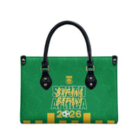 South Africa Soccer 2026 Leather Bag Bafana Bafana Kaofela Protea Green