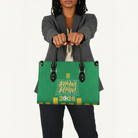 South Africa Soccer 2026 Leather Bag Bafana Bafana Kaofela Protea Green