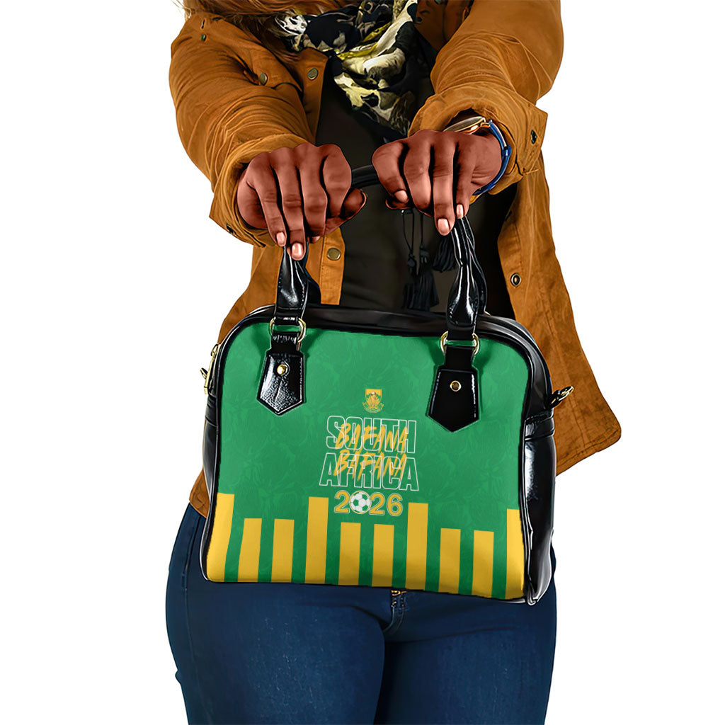 South Africa Soccer 2026 Shoulder Handbag Bafana Bafana Kaofela Protea Green
