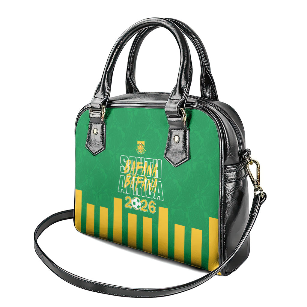 South Africa Soccer 2026 Shoulder Handbag Bafana Bafana Kaofela Protea Green