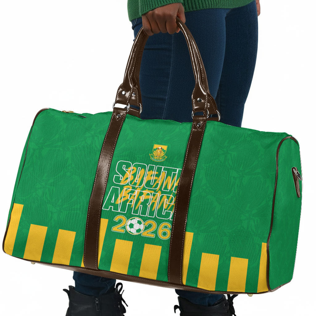 South Africa Soccer 2026 Travel Bag Bafana Bafana Kaofela Protea Green