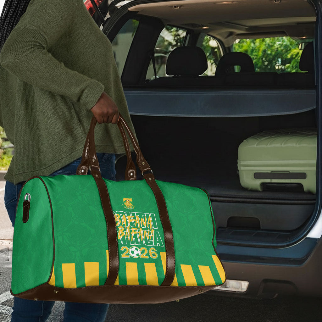 South Africa Soccer 2026 Travel Bag Bafana Bafana Kaofela Protea Green
