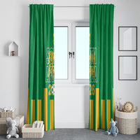 South Africa Soccer 2026 Window Curtain Bafana Bafana Kaofela Protea Green