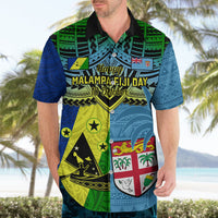 Custom Malampa Fiji Day Hawaiian Shirt Together We Grow Proud Polynesian Tapa Artsy - Wonder Print Shop