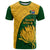 South Africa T Shirt King Protea With Kente Pattern - Wonder Print Shop