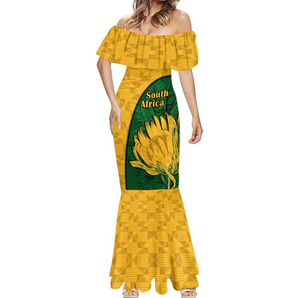 Kente Print Mermaid Dress main image 0