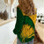 Custom South Africa Women Casual Shirt King Protea With Kente Pattern - Wonder Print Shop