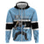 Custom Botswana Cricket Hoodie Go Baggy Blues Zebra Mascot - Wonder Print Shop