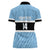Custom Botswana Cricket Women Polo Shirt Go Baggy Blues Zebra Mascot - Wonder Print Shop