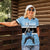 Custom Botswana Cricket Women Polo Shirt Go Baggy Blues Zebra Mascot - Wonder Print Shop