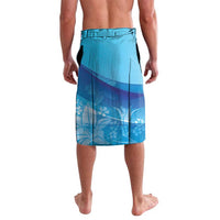 Personalised Bosnia and Herzegovina Independence Day Lavalava Lilium Bosniacum With Eagle Curve Style - Wonder Print Shop