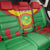 Personalised Mauritania Independence Day Back Car Seat Cover Coat Of Arms With Map Flag Color - Wonder Print Shop