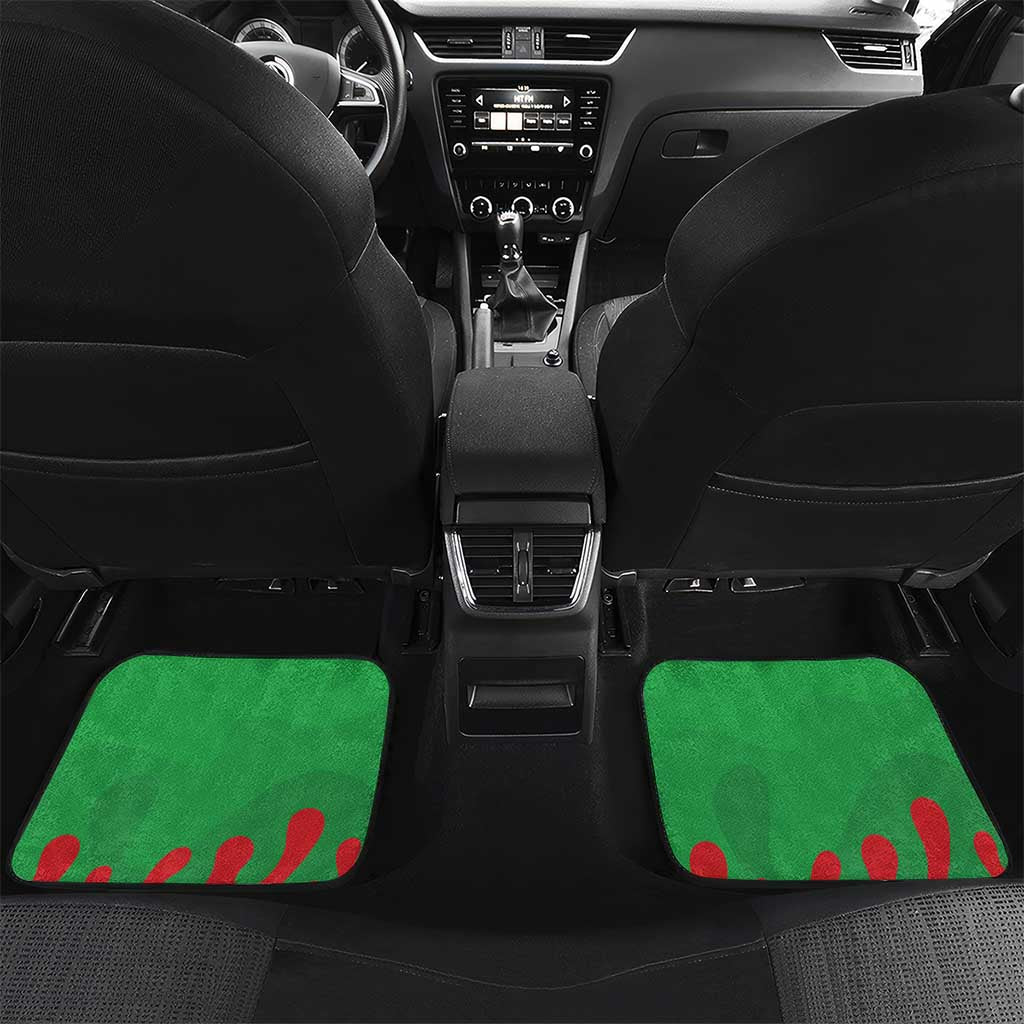 Personalised Mauritania Independence Day Car Mats Coat Of Arms With Map Flag Color - Wonder Print Shop